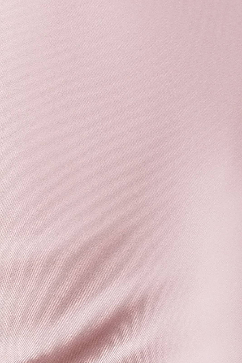 STRAPLESS SCARF DETAIL BIAS SATIN TOP